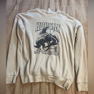 Western Crewneck Size Small